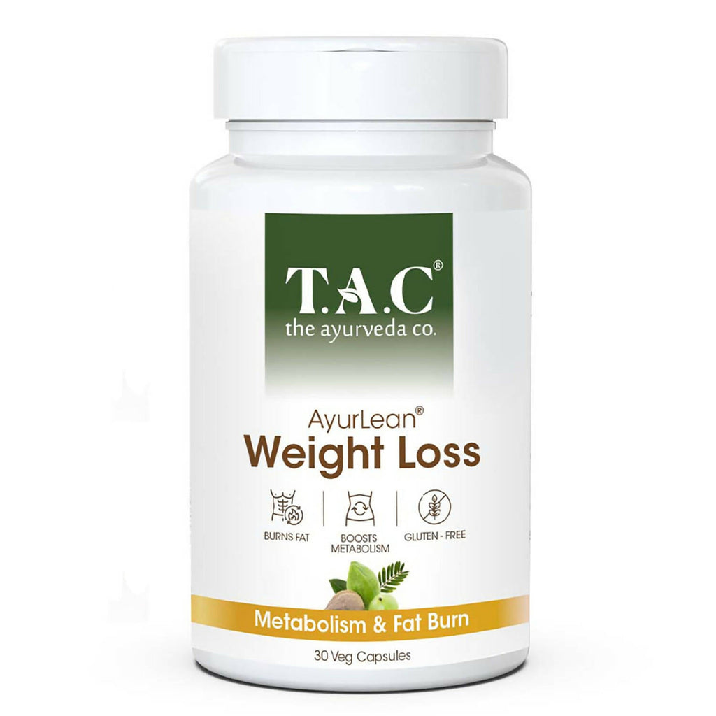 TAC - The Ayurveda Co. AyurLean Weight Loss Veg Capsules | Grocsy