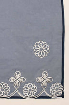 FIORRA Women's Light Blue Cotton Flared Kurta Pant with Dupatta | Grocsy