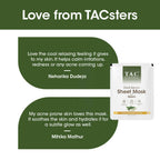 TAC - The Ayurveda Co. Eladi Serum Sheet Mask with Neem | Grocsy