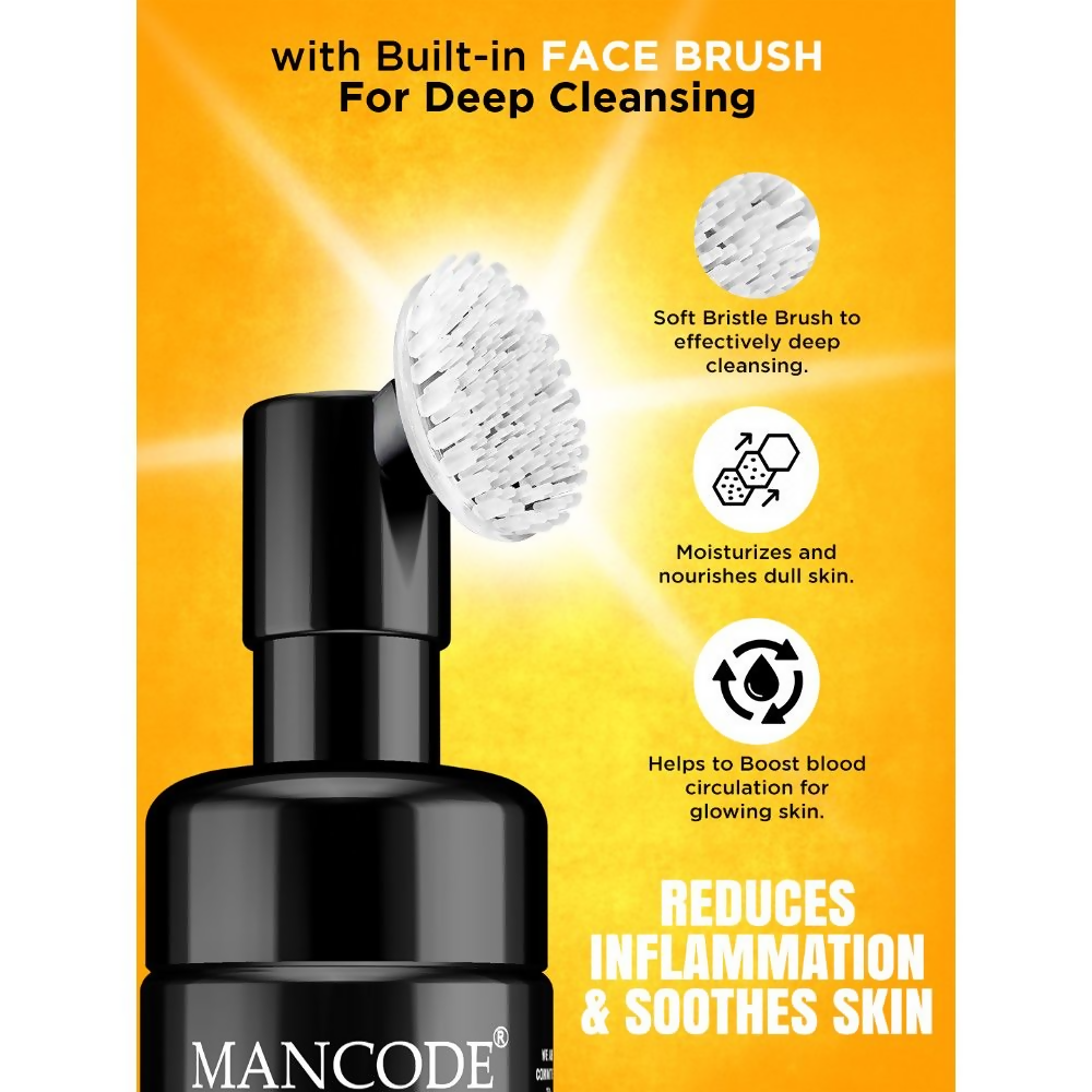 Mancode Detoxifying De Tan Foaming Face Wash | Grocsy