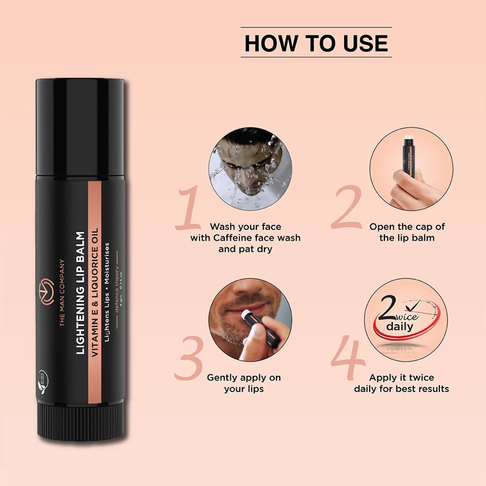 The Man Company Lightening Lip Balm | Grocsy