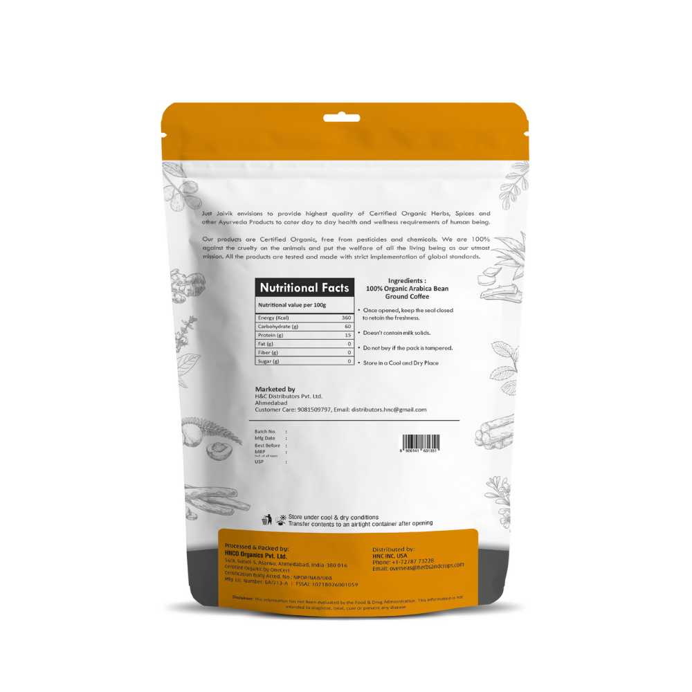 Just Jaivik Organic Arabica Coffee Powder | Grocsy
