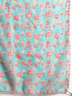 Sangria Women Floral Printed Regular Kurta with Trousers & With Dupatta | Grocsy