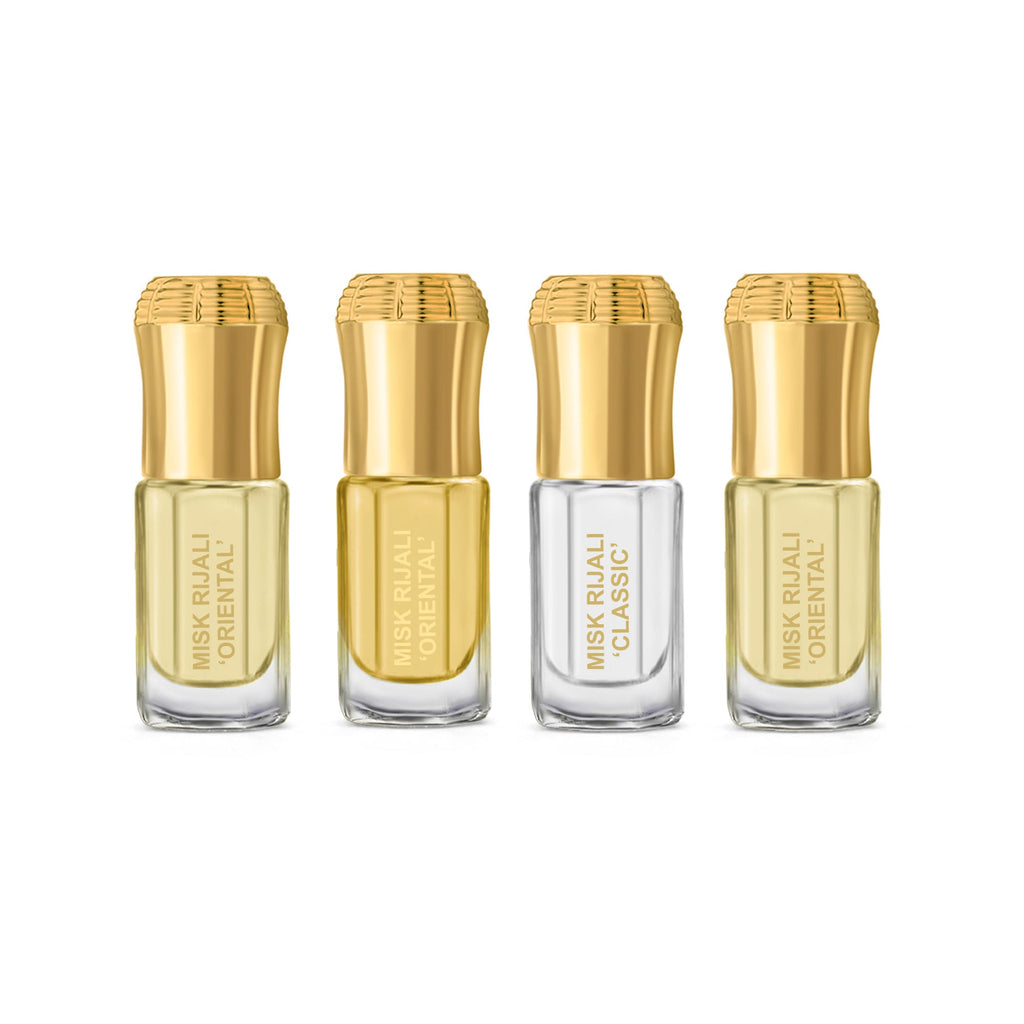 Ajmal India Misk Rijali Concentrated Perfume Gift Set | Grocsy