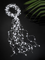 Panash Women White Pearls Embellished Tiara | Grocsy