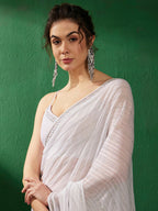 Sangria Embellished Pure Georgette Sarees | Grocsy