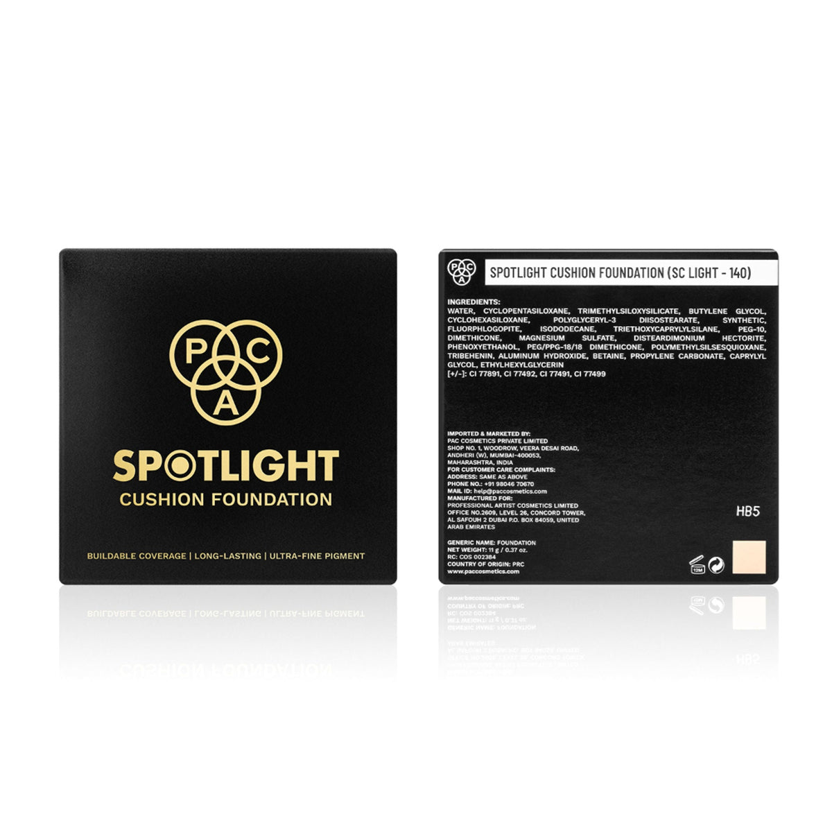 PAC Studio Spotlight Cushion Foundation - Sc Light 140 | Grocsy