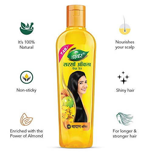 Dabur Sarson Amla Kesh Tail | Grocsy