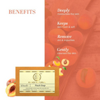 Khadi Natural Peach Handmade Soap | Grocsy