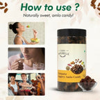 Farm Naturelle Chatpata Jaggery Amla Candy - Tangy | Grocsy