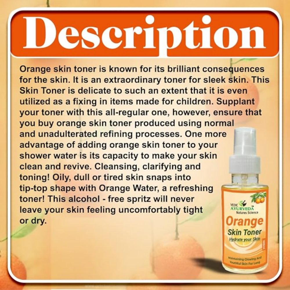 VedicAyurveda Orange Skin Toner | Grocsy