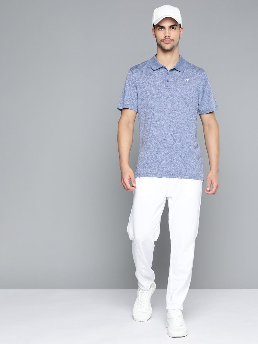 Alcis Men Polo Collar Anti Static Slim Fit Sports T-shirt | Grocsy