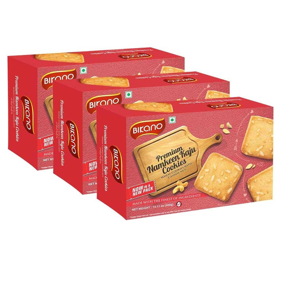 Bikano Premium Namkeen Kaju Cashew Cookies | Grocsy