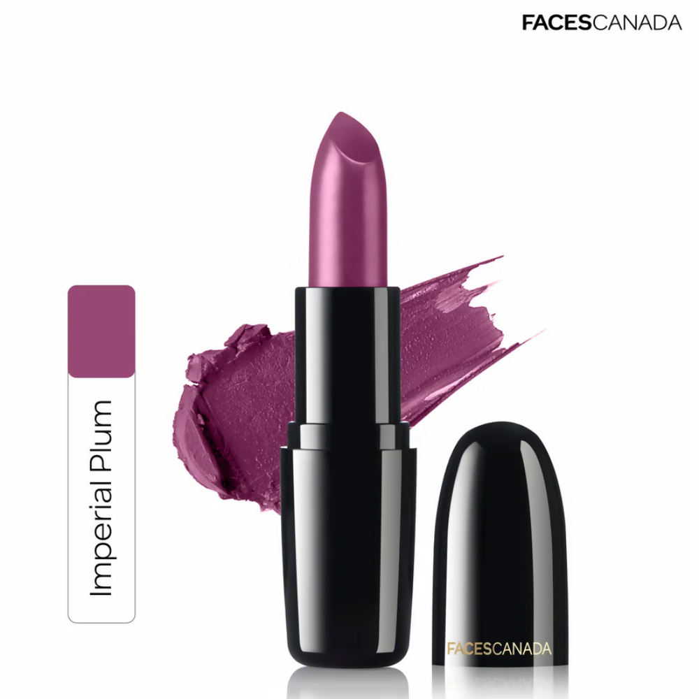 Faces Canada Creme Finish Lipstick - Imperial Plum 23 | Grocsy