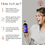 Ivory Natural Body Polish Oil For Exfoliate, Hydrate, & Renew For Radiant Results | Grocsy