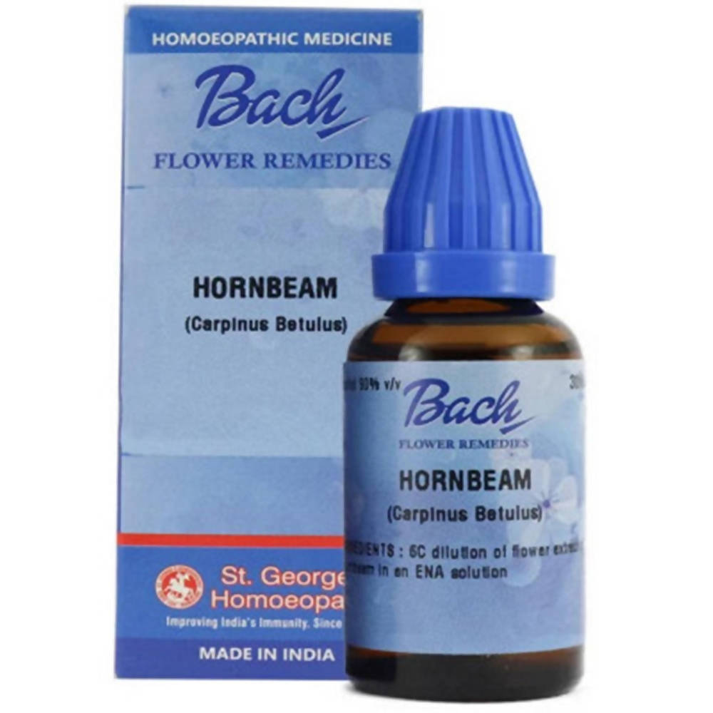 St. George's Bach Flower Remedies Hornbeam Dilution | Grocsy