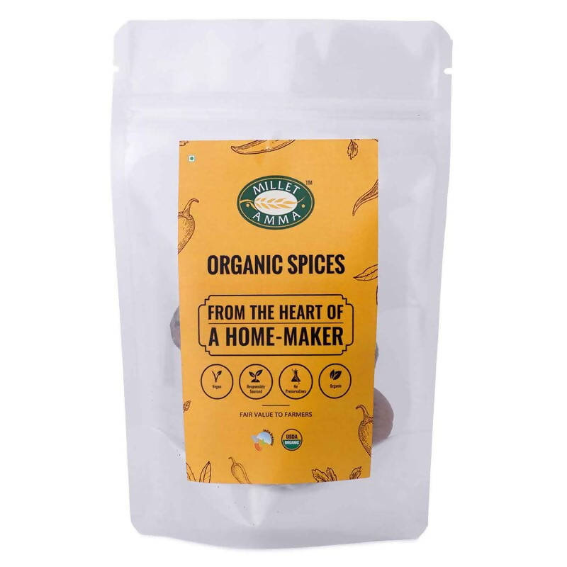 Millet Amma Organic Nutmeg (Jaifal) Whole | Grocsy