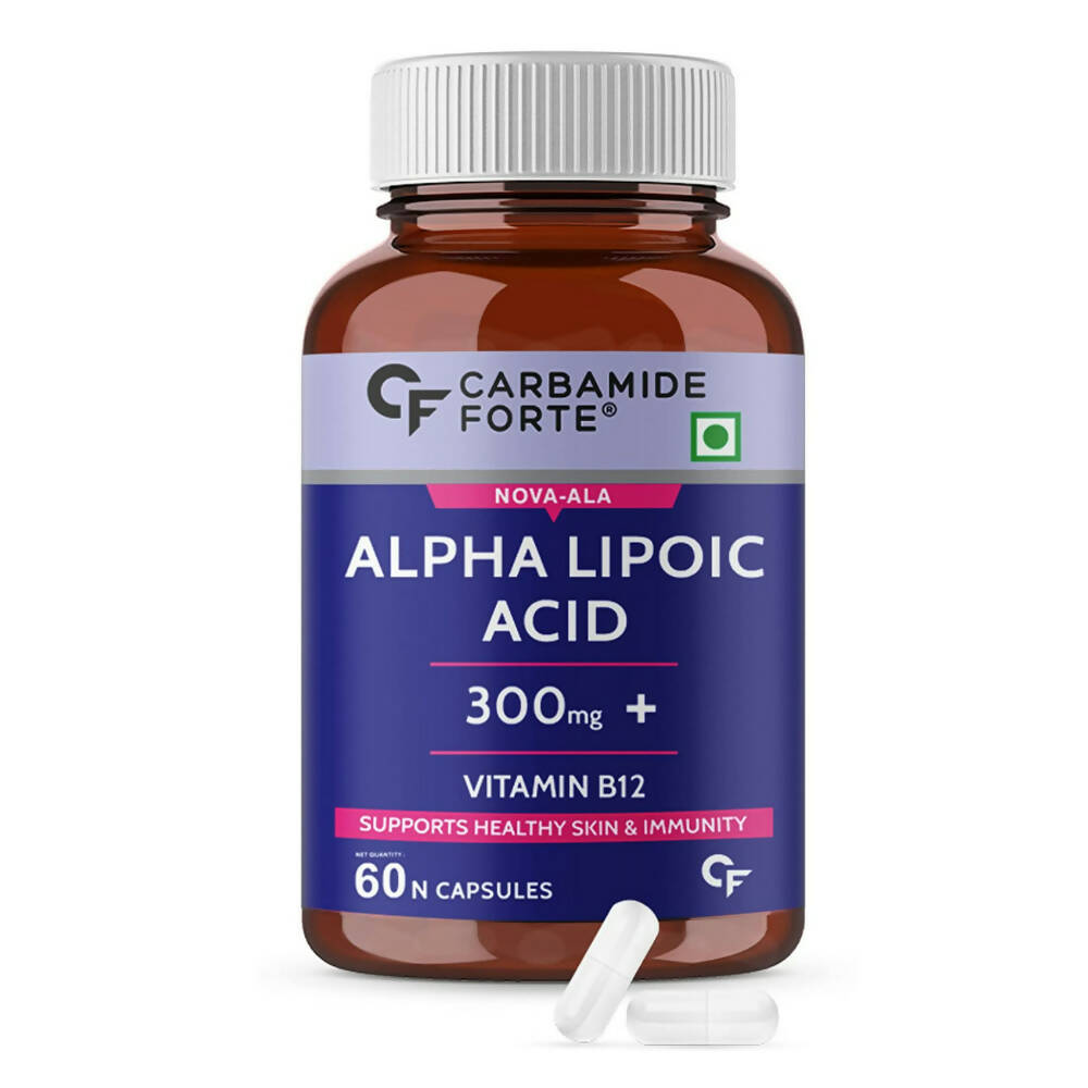 Carbamide Forte Alpha Lipoic Acid Capsules with Vitamin B12 | Grocsy