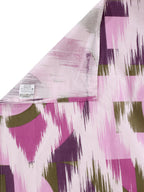 BOMBAY DYEING Marigold Purple Geometric Cotton 104 TC King Bedsheet With 2 Pillow Covers | Grocsy
