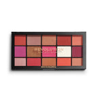Makeup Revolution Reloaded Eyeshadow Palette-15 Smooth & Rich Shade-High Pay Off Formula - Red Alert | Grocsy
