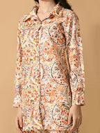 Myshka Women's Multi Printed Shirt With Trousers | Grocsy