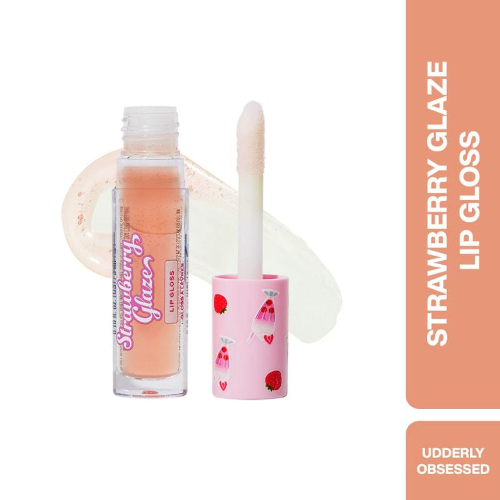 Makeup Revolution Strawberry Glaze Lip Gloss - Udderly Obsessed | Grocsy