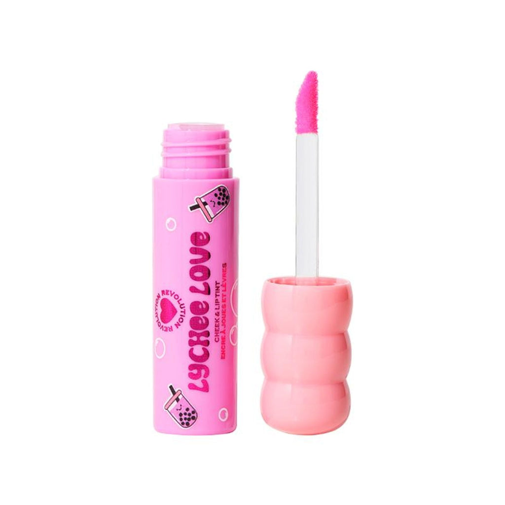 Makeup Revolution Bubble Tea Milky Blush + Lip Tint - Lychee Love Pink | Grocsy