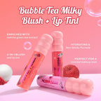 Makeup Revolution Bubble Tea Milky Blush + Lip Tint - Oolong Nude | Grocsy