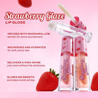 Makeup Revolution Strawberry Glaze Lip Gloss - Clearly Cream | Grocsy