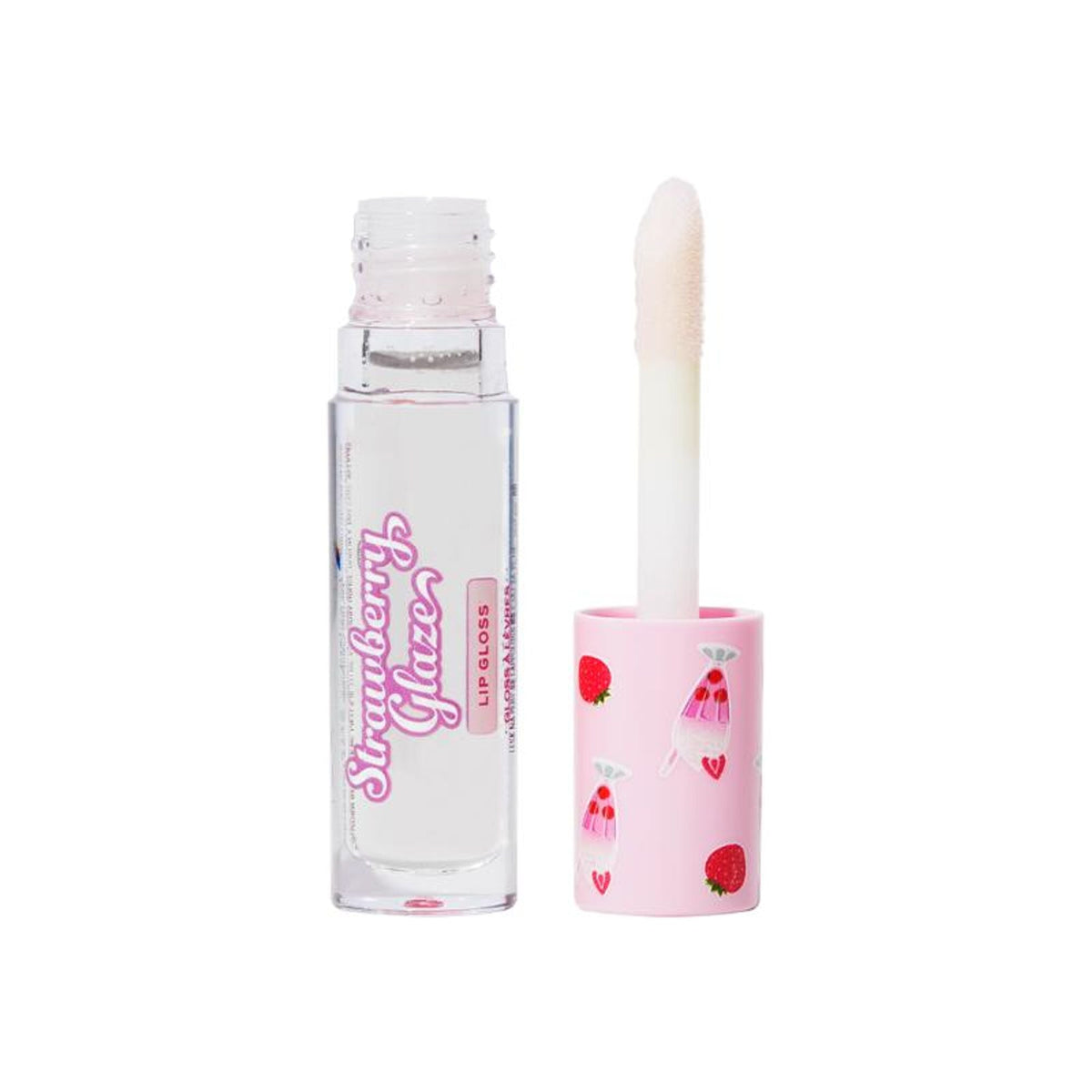Makeup Revolution Strawberry Glaze Lip Gloss - Clearly Cream | Grocsy