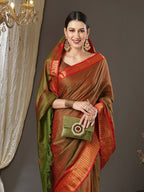 Saree Mall Woven Design Zari Festive Sarees | Grocsy