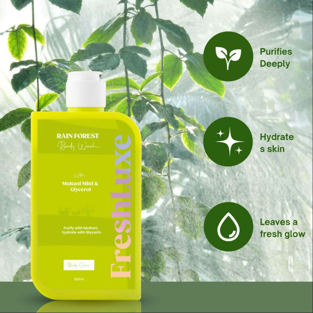 FreshLuxe Rain Forest Body Wash & Shower Gel | Grocsy