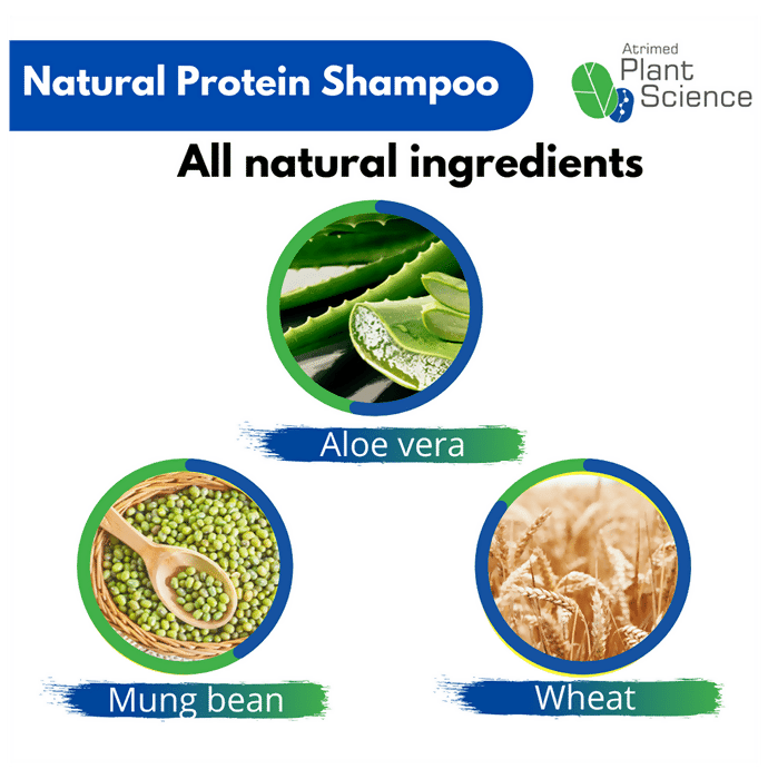 Atrimed Plant Science Natural Protein Shampoo | Grocsy