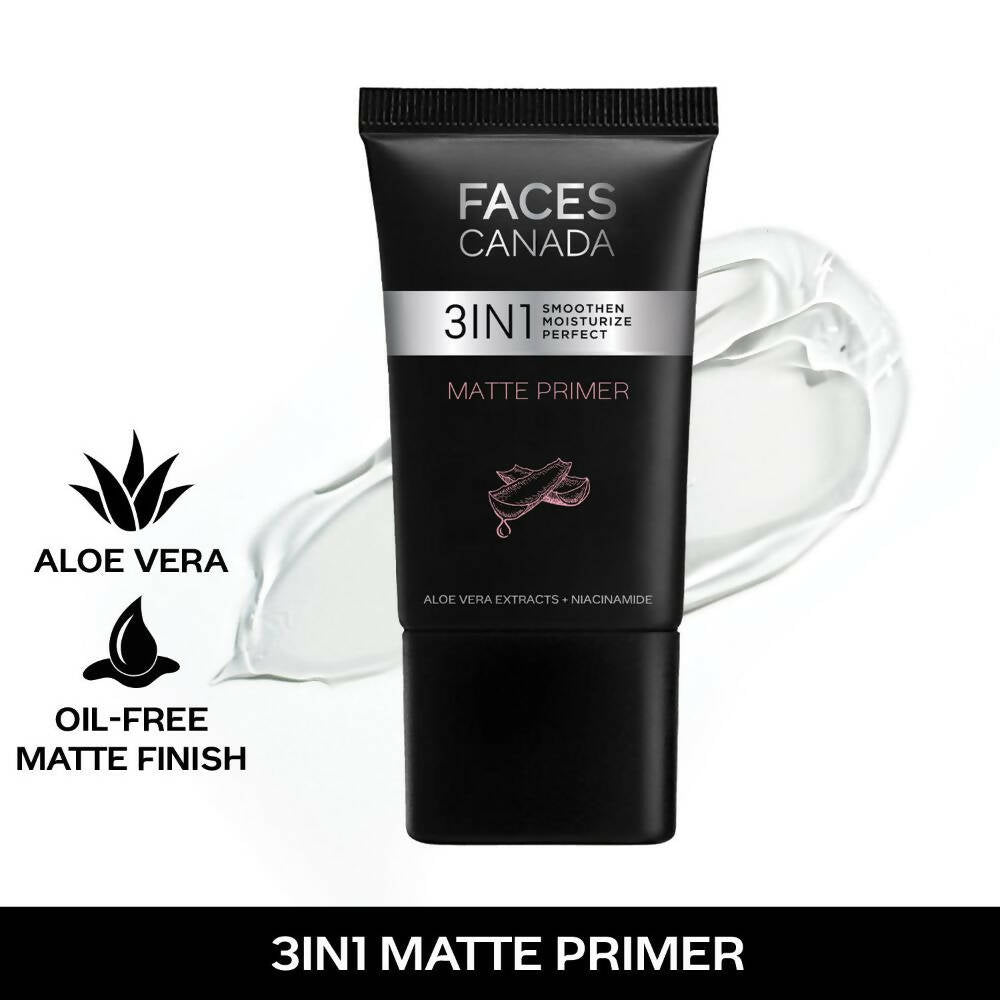 Faces Canada 3in1 Matte Primer - Oil-Free & Matte Finish | Grocsy
