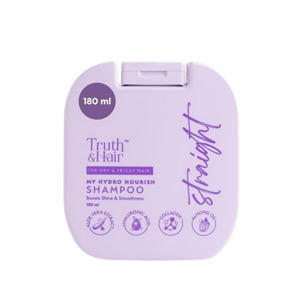 Truth & Hair Hydro Nourish Shampoo For Straight Hair With Sweet Almond Oil | Grocsy