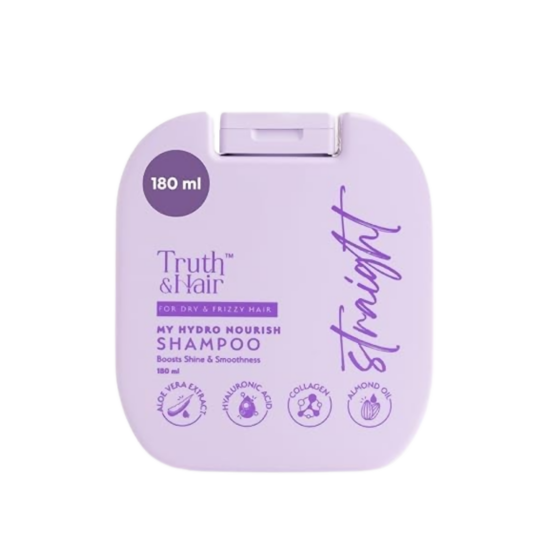 Truth & Hair Hydro Nourish Shampoo For Straight Hair With Sweet Almond Oil | Grocsy