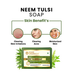 Khadi Organique Neem Tulsi Soap | Grocsy