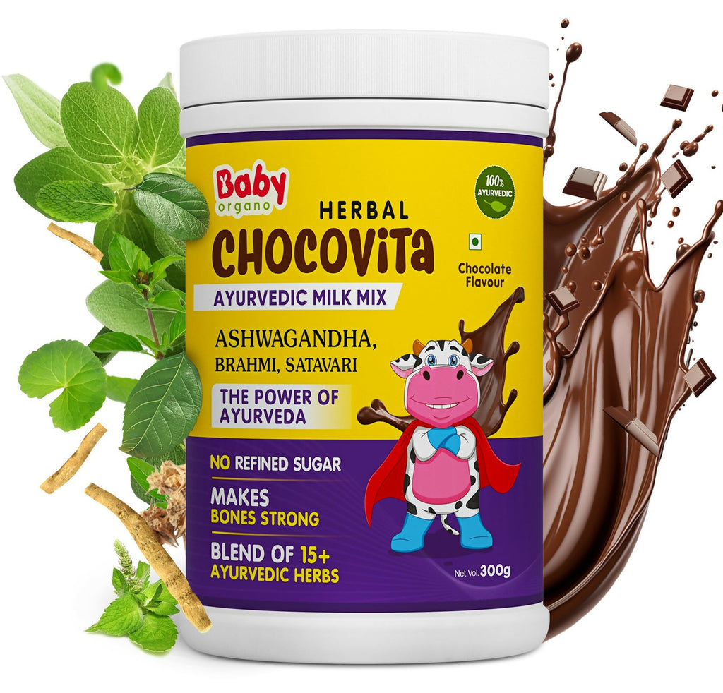 Babyorgano Herbal Chocovita Ayurvedic Milk Mix | Grocsy