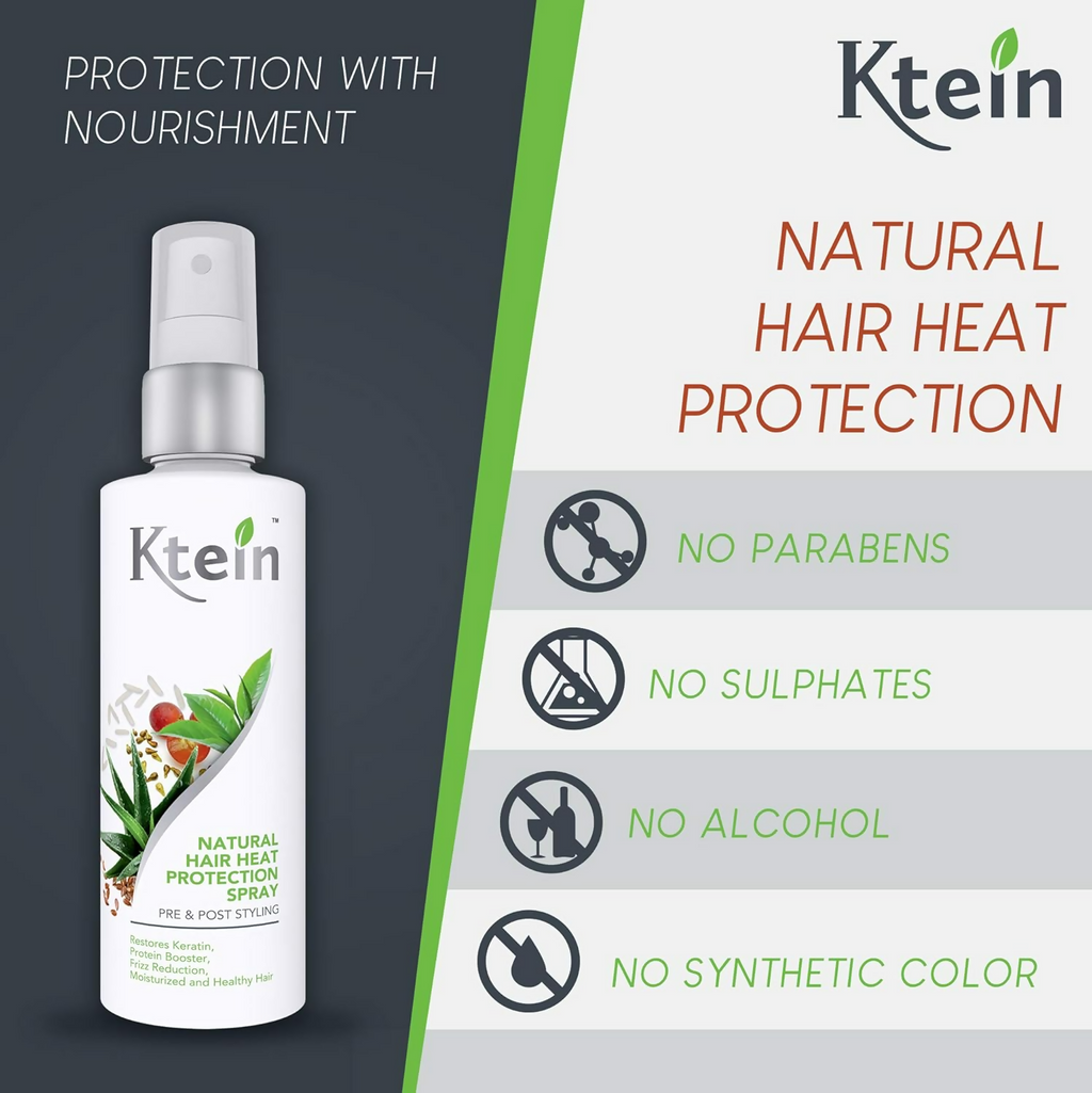 Ktein Natural Hair Heat Protection Spray | Grocsy
