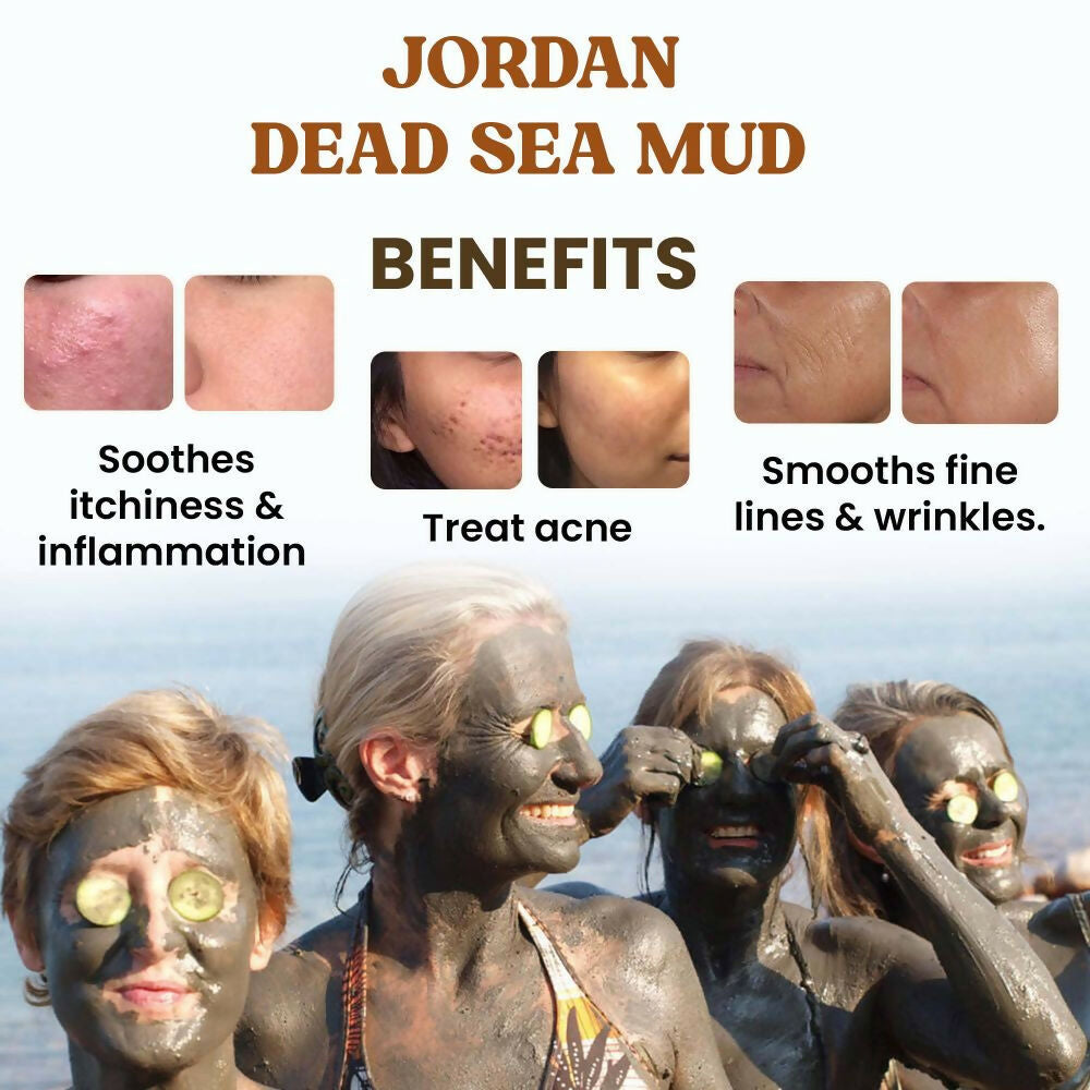 Wild Oak Jordan Dead Sea Healing Mud Face Scrub | Grocsy