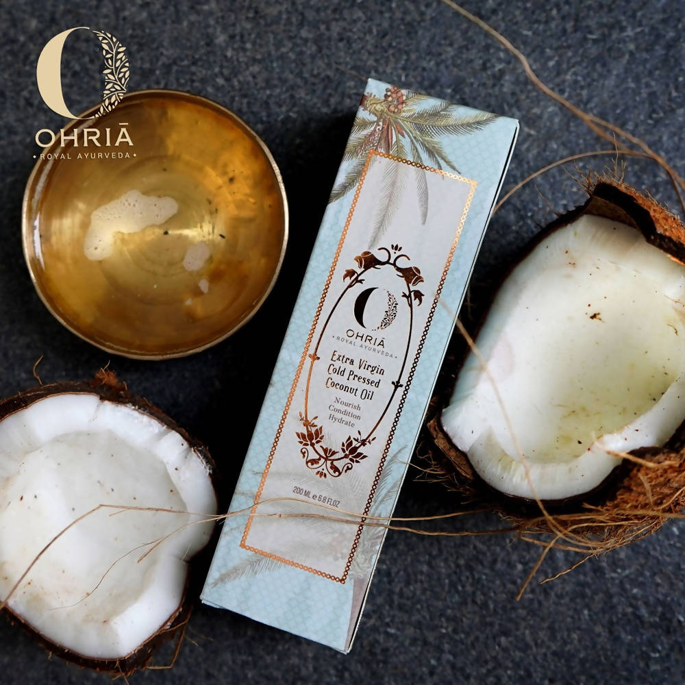 Ohria Ayurveda Extra Virgin Cold Pressed Coconut Oil | Grocsy