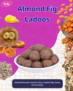 Vedas Kitchen Almond Fig Ladoo | Grocsy
