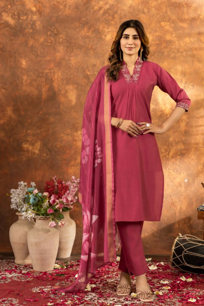 Gajari Ready to Wear Salwar Kameez Set for Women by Infinity Export | Grocsy