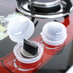 Safe-O-Kid Gas Stove Knobs Translucent Guards for Indoor Baby Safety Set of 2 Pcs | Grocsy