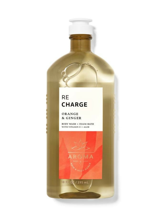 Bath & Body Works Orange Ginger Body Wash and Foam Bath | Grocsy