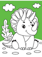 Dreamland Publications Dinosaur Neon Colour and Sticker Dots Book Over 500 Stickers For Kids | Grocsy