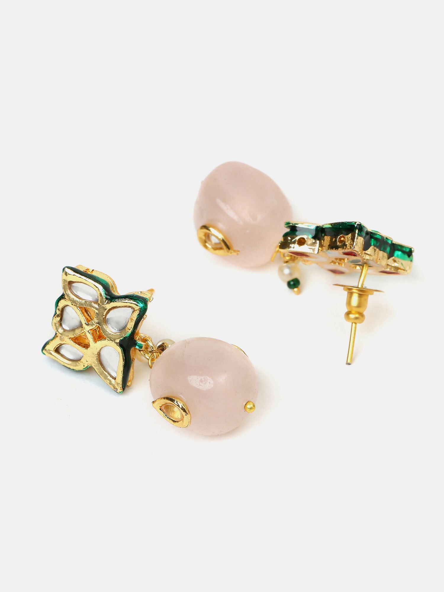 Ruby Raang Gulnaar Necklace And Earrings Set | Grocsy