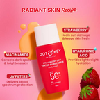Dot & Key Strawberry Dew Tinted Sunscreen SPF 50+ PA++++ 03 Sand | Grocsy