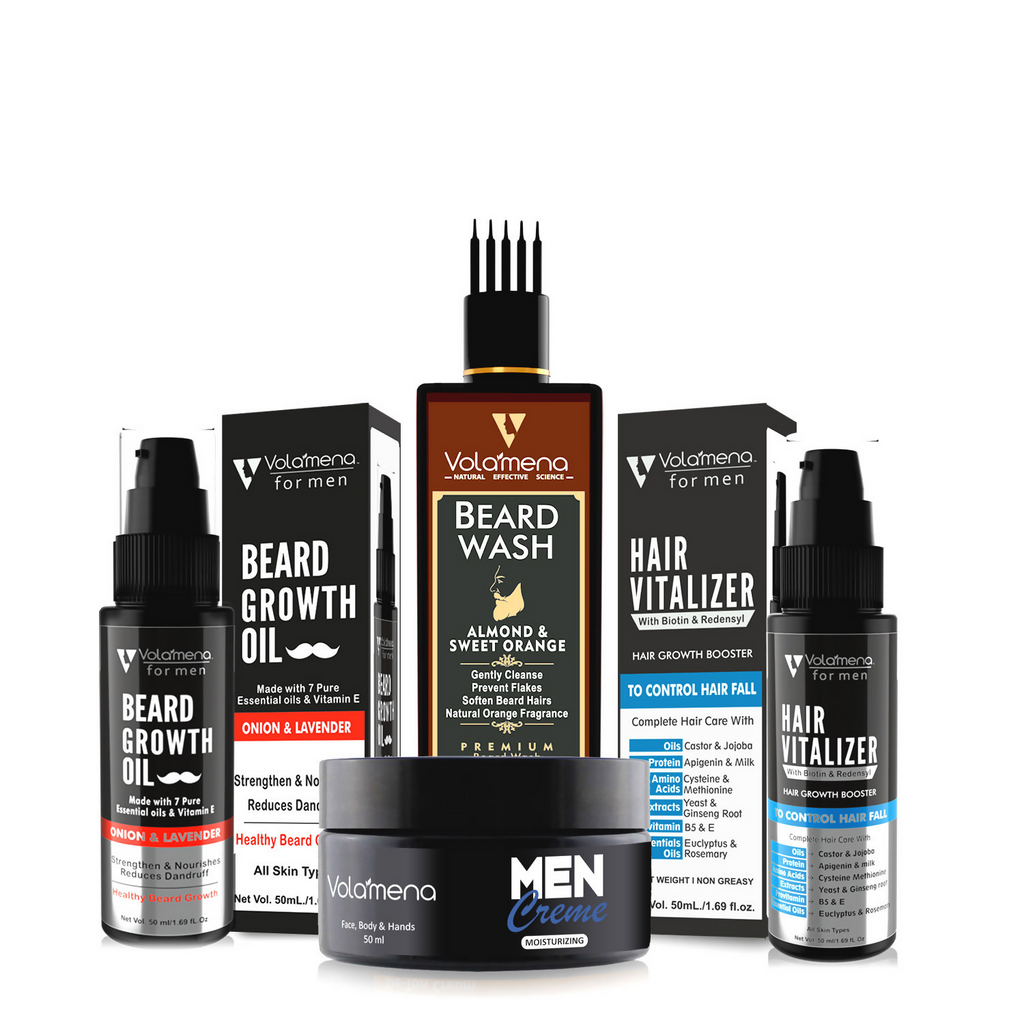 Volamena Beard Care Men Grooming Kit | Grocsy