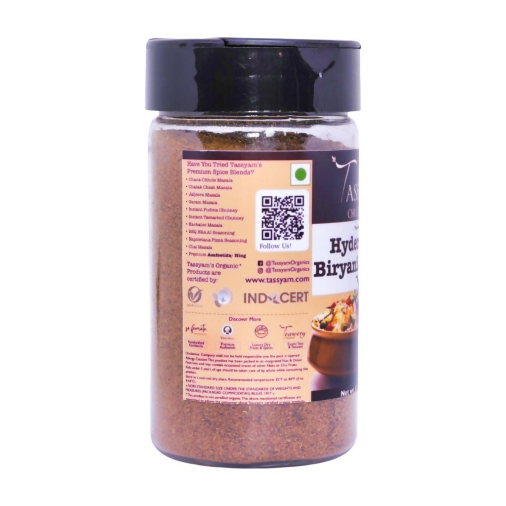 Tassyam Organics Handpounded Hyderabadi Biryani Masala | Grocsy